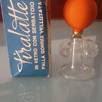 antico tiralatte in vetro 