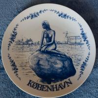 Piatto porcellana Bygdo Copenhagen con Sirena
