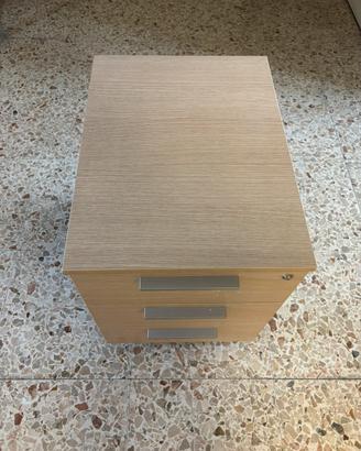 Cassettiera Rovere sbiancato