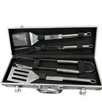 Valigetta Barbecue Set, Camping BBQ, Aciaio, Inox