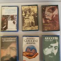 6 musicassette di Francesco Guccini molto rare