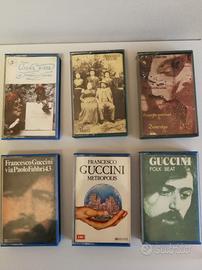 6 musicassette di Francesco Guccini molto rare