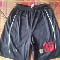 Pantaloncini gara basket EA7