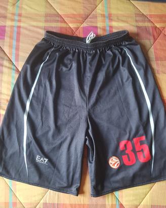 Pantaloncini gara basket EA7