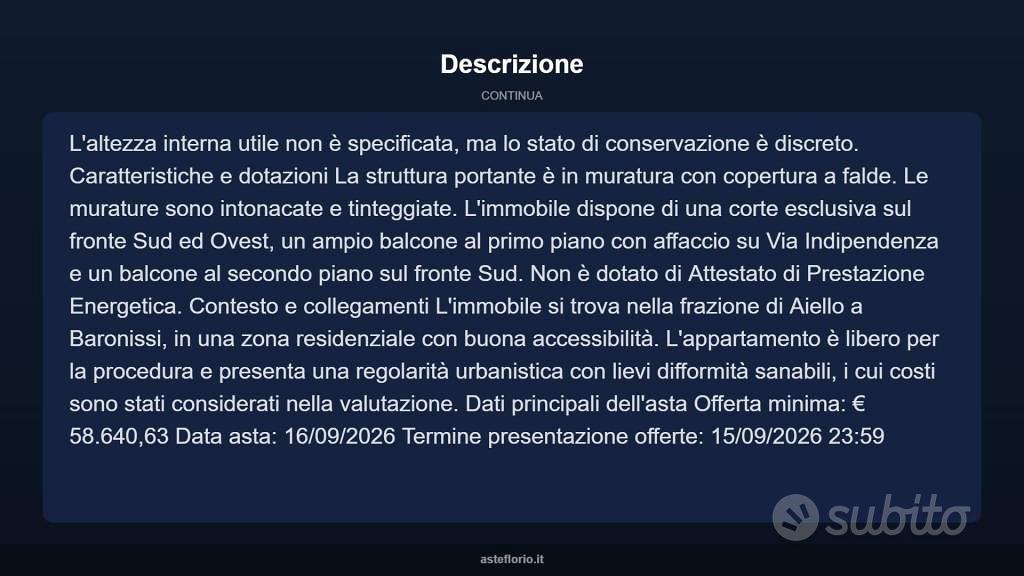 Appartamento – Baronissi, Aiello - Vista 4