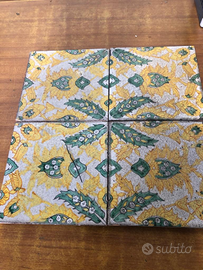 Antiche mattonelle Vietri Dass dipinte a mano