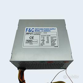 Alimentatore PC Vintage F&C LC-A300ATX 300W -5V