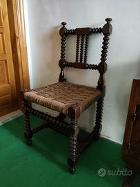 Coppia di sedie vintage 