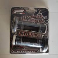 progrip manopole moto nere grigio