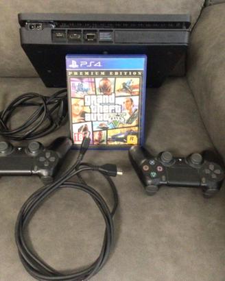 🔥 PlayStation 4 + 2 controller + GTA V Premium Ed