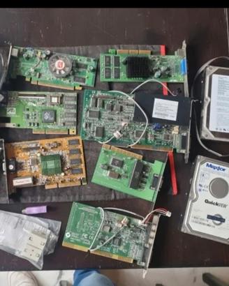 Componenti PC usati, schede PCI AGP ATI + HDD IDE