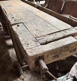 Tavolo da falegname anticon