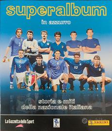 ALBUM COMPLETO FIGURINE  SUPER ALBUM IN AZZURRO