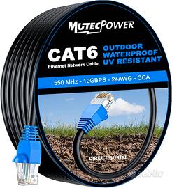 Cavo di rete CAT6 per esterni 30m