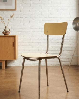 Sedia vintage industriale anni '60