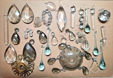 Ricambi Rosellina Goccia Coppetta lampadari vetro