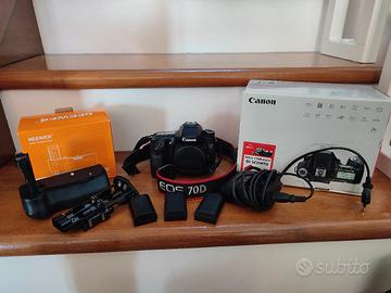Canon Eos 70d +accessori