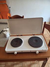 doppia piastra elettrica per cucinare