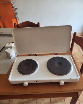 doppia piastra elettrica per cucinare