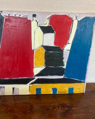 Quadro arte moderna monachesi sante