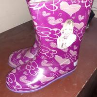 Stivali pioggia viola 35