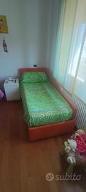Letto sofà singolo con letto estraibile