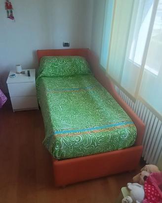 Letto sofà singolo con letto estraibile