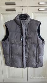 Gilet Armani Exchange grigio uomo smanicato- NUOVO
