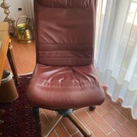 Poltrona ufficio  bordeaux