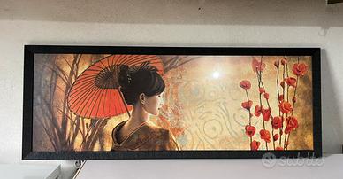 Quadro con stampa giapponese