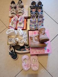 calzature bambina dal n. 20 al n. 22