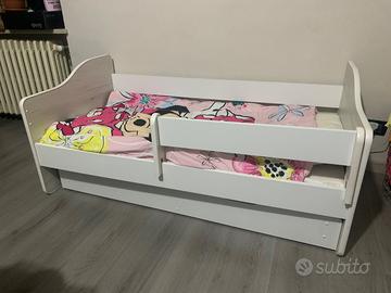 Letto per bambini 140x70 cm + Cassetto e materasso