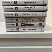 console nintendo 2ds + lotto 6 giochi nintendo 3ds