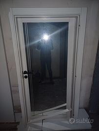 Porta con specchio da interno completa