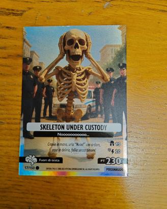 CARD BRAINROT - SKELETON UNDER CUSTODY 17/150 RARA