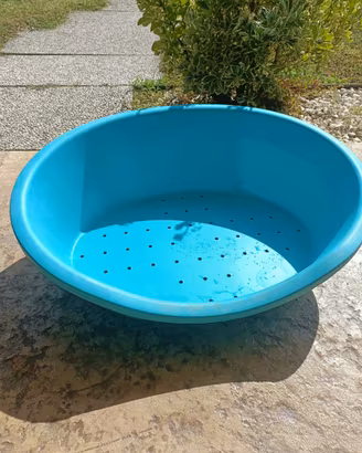 Cuccia in plastica rigida per cani o gatti Azzurra