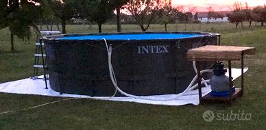 Piscina intex 4.57x1.22m