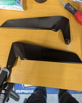 Specchietti stile Rizoma in alluminio per Z900