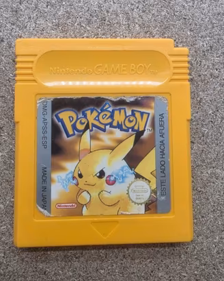Pokemon Giallo Game Boy Cartuccia DMG-APSS-ESP
