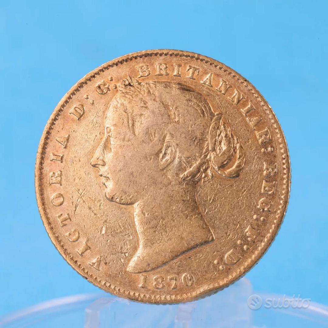 sterlina oro australia 1870 rara Collezionismo In vendita a Foggia