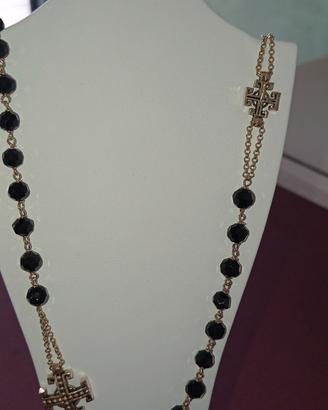 Collana rosario argento