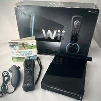 Nintendo Wii Nera con Wii Sports