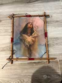 quadri effetto pittura su pelle indiana