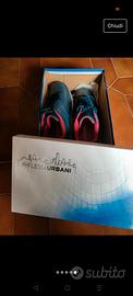 Scarpe uomo 43 blu rosse riflessi urbani