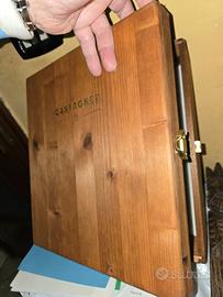 Cassetta porta liquori in legno