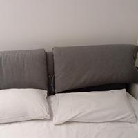 letto matrimoniale con contenitore e materasso 