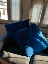 cuscini 80x80 con federa in cotone