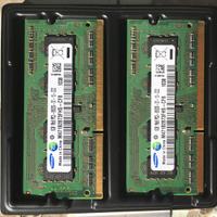 2 RAM 1 GB Samsung per Apple Macbook originali