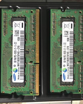 2 RAM 1 GB Samsung per Apple Macbook originali