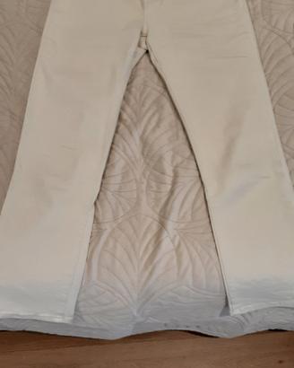 pantaloni color panna